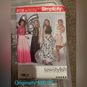 Simplicity Women's Top and Skirt Set Sewing Pattern